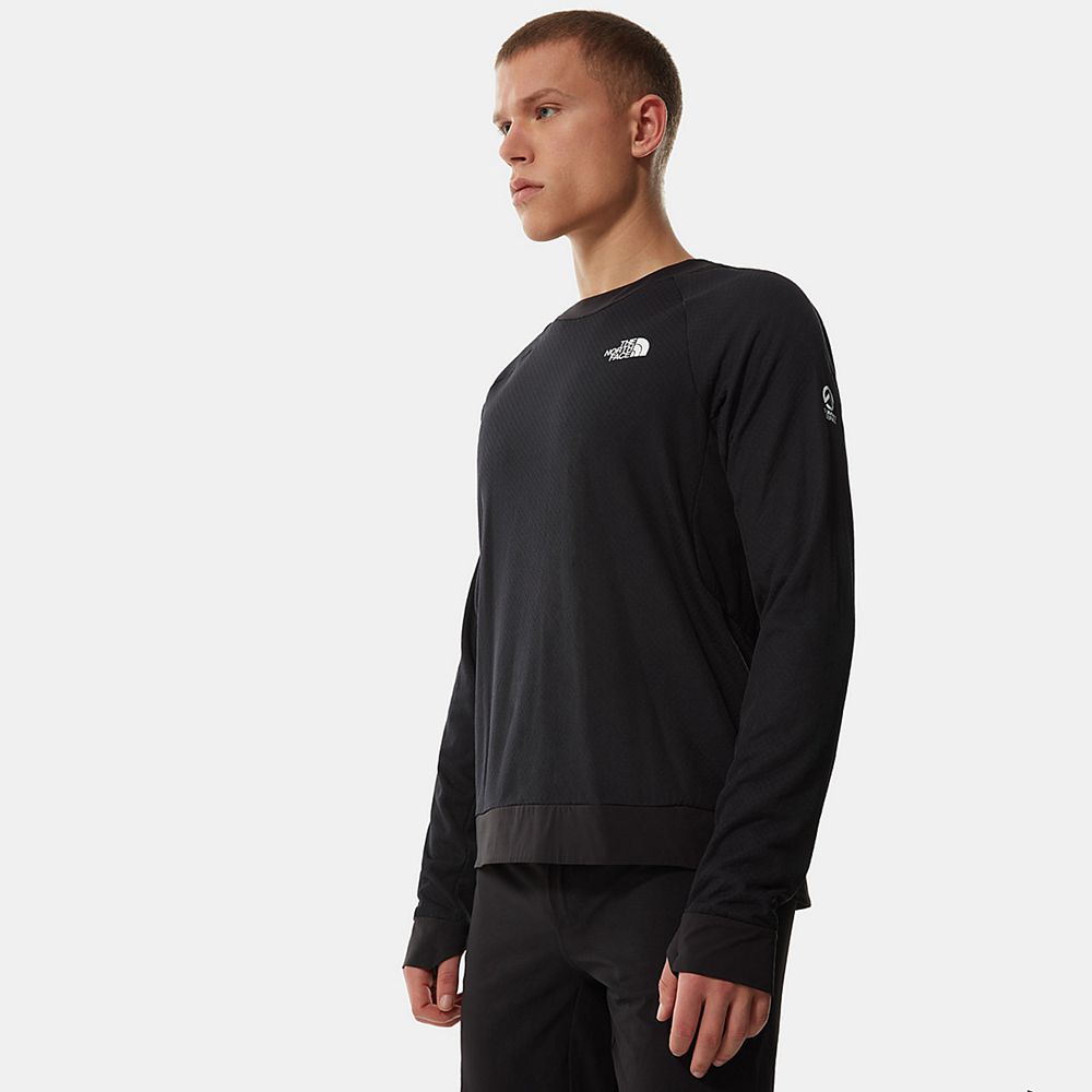 The North Face Sweater Mens Australia - The North Face Summit Series™ L2 Futurefleece™ Black Mountai